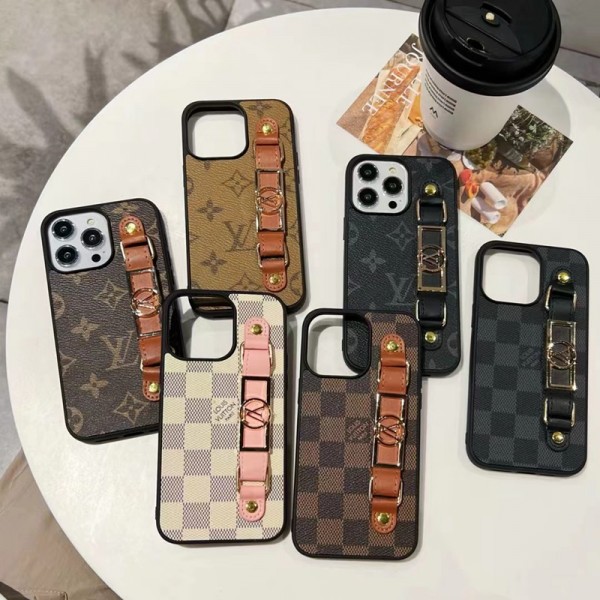 Louis Vuitton  leather belt stand iPhone 15 14 13 Pro Max 15 plus case cover Fashion iPhone 15 14/13/12/11 pro xr/xs  Brand Full Cover  iPhone 15 pro 13/14 15 Pro Max Case 