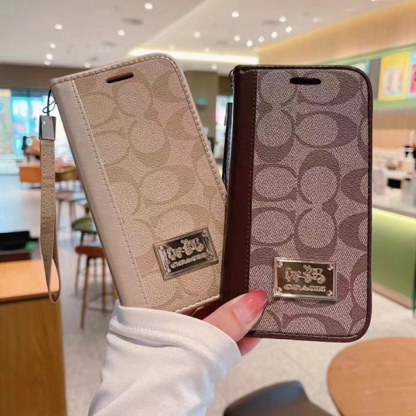 coach iPhone 15 14 13 Pro Max 15 plus case Leather Wallet Card Slots cover Luxury coach iPhone 15 plus 15 Pro max Case Back Cover coqueoriginal luxury fake case iphone xr xs max 15 14/12/13 pro max shellFashion Brand Full Cover housse