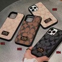 Coach iPhone 15 14 13 Pro Max 15 plus case cover Luxury Coach iPhone 15 plus 15 Pro max Case Back Cover coqueiPhone 15 pro 13/14 15 Pro Max Case Custodia Hulle FundaFashion Brand Full Cover housse