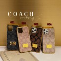 Coach iPhone 15 14/13/12/11 pro xr/xs  Brand Full Cover ledertasche Luxury iPhone 15 plus 15 Pro max Case Back Cover coque CoachiPhone 15 pro 13/14 15 Pro Max Case