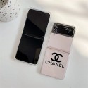 Chanel  galaxy z flip 5 4 Brand Full Cover casesamsung z flip5  Case Custodia Hulle Fundaoriginal luxury fake case Chanel galaxy z flip4 5  shellFashion Brand Full Cover housse