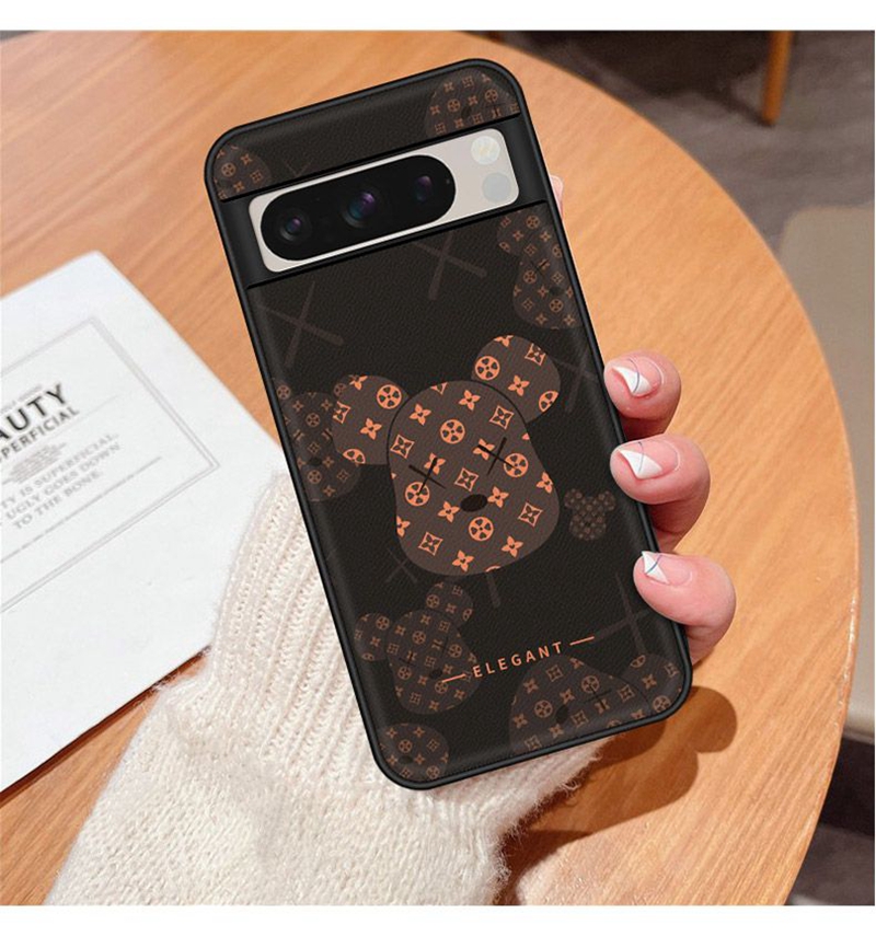 Lv kaws google pixel 8a 8 pro 7a 7 case iphone 15 14 samsung s24 Brand Full Cover case women men