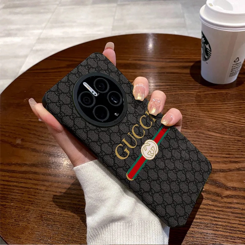 Gucci huawei p70 pro mate60 nova 12 pro iphone 15 14 Brand Full Cover case Luxury Gucci samsung s24 s23 s22 ultra a54 a55 Case