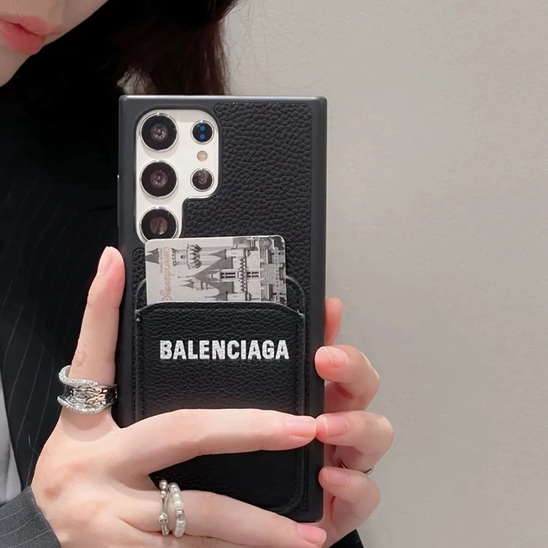 Balenciaga samsung s24 FE ultra s24 plus s23 iPhone 16 15 14 13 Pro Max  case coverFashion Balenciaga galaxy s24 s23 s22 s21 Brand Full Cover Designer iPhone 15 samsung s23 s24 Case