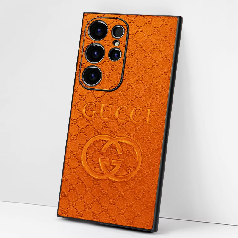 Gucci galaxy s24 s23 s22 s21 Brand Full Cover ledertascheLuxury Gucci samsung s24 plus s23 ultra Case Back Cover coqueoriginal luxury fake case